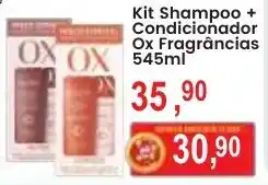 Federzoni Supermercados Kit Shampoo + Condicionador Ox Fragrâncias oferta