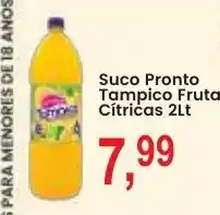 Federzoni Supermercados Suco pronto tampico fruta cítricas oferta