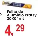 Federzoni Supermercados Folha de Alumínio Pratsy oferta