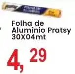 Federzoni Supermercados Folha de Alumínio Pratsy oferta