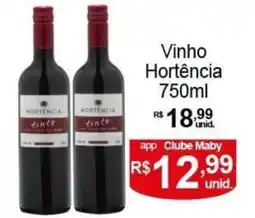 Maby Supermercados Vinho Hortência oferta