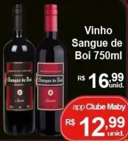 Maby Supermercados Vinho Sangue de Boi oferta
