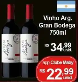 Maby Supermercados Vinho Arg. Gran Bodega oferta