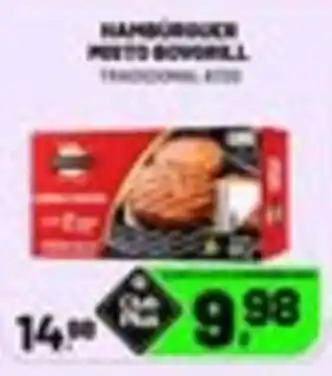 Hambúrguer meato bocarill tradicional 870g