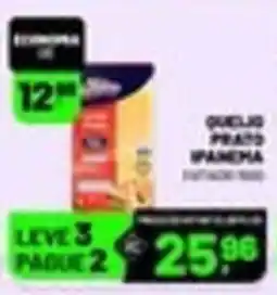 Supermercado Cubatao queijo prato ipanema oferta