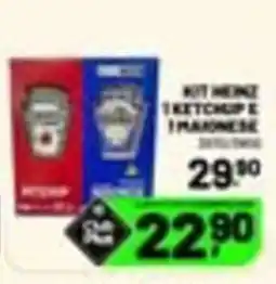 Supermercado Cubatao kit heinz 1 ketchup e 1 maionese oferta