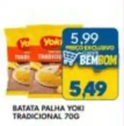Rancho Bom Supermercados batata palha yoki tradicional oferta
