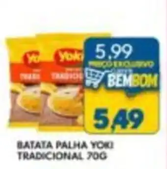 Rancho Bom Supermercados batata palha yoki tradicional oferta