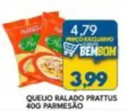 Rancho Bom Supermercados queijo ralado prattus oferta
