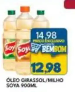 Rancho Bom Supermercados óleo girassol/milho soya oferta