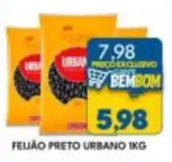 Rancho Bom Supermercados Feijão preto urbano oferta
