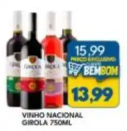 Rancho Bom Supermercados vinho nacional girola oferta
