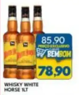 Rancho Bom Supermercados whisky white horse 1lt oferta