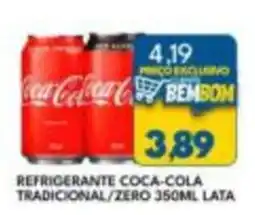 Rancho Bom Supermercados Refrigerante coca-cola tradicional/zero oferta