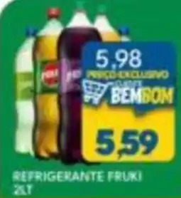 Rancho Bom Supermercados Refrigerante fruki oferta