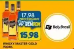 Rancho Bom Supermercados Whisky master gold oferta