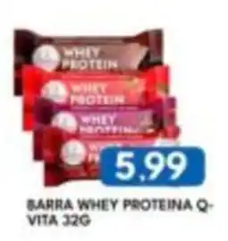 Rancho Bom Supermercados barra whey proteina q-vita oferta