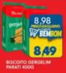 Rancho Bom Supermercados Biscoito gergelim parati oferta