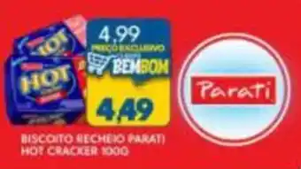 Rancho Bom Supermercados Biscoito Recheio Parati Hot Cracker oferta