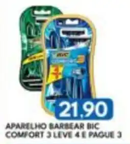 Rancho Bom Supermercados aparelho barbear bic comfort oferta