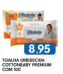 Rancho Bom Supermercados toalha umedecida cottonbaby premium oferta