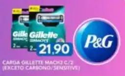 Rancho Bom Supermercados Carga gillette mach3 c/2 oferta