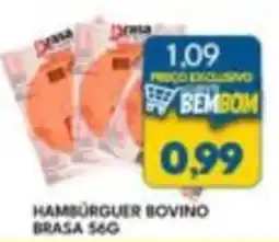 Rancho Bom Supermercados Hambúrguer bovino brasa oferta