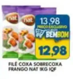 Rancho Bom Supermercados Filé coxa sobrecoxa frango nat oferta