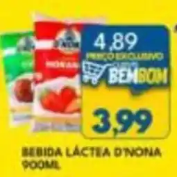 Rancho Bom Supermercados bebida láctea d'nona oferta