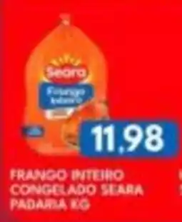 Rancho Bom Supermercados Frango inteiro congelado seara oferta