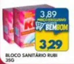 Rancho Bom Supermercados bloco sanitário rubi oferta