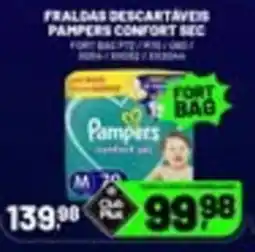 Supermercado Cubatao Fraldas descartáveis pampers comfort sec oferta