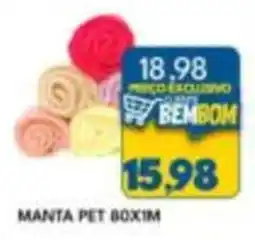 Rancho Bom Supermercados manta pet boxim oferta