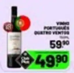 Supermercado Cubatao vinho português quatro ventos oferta