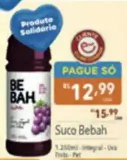 Supermercados Condor Suco Bebah oferta