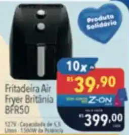Supermercados Condor Fritadeira Air Fryer Britânia BFR50 oferta