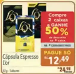 Supermercados Condor Cápsula Espresso L'or oferta