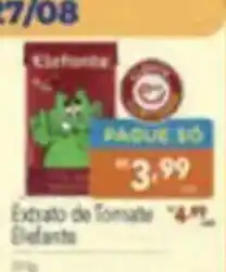 Supermercados Condor Extrato de Tomate Elefante oferta