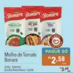 Supermercados Condor molho de tomate bonare oferta