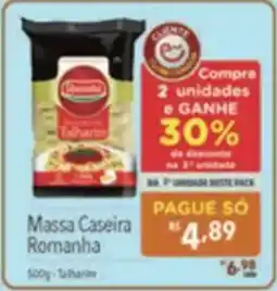 Supermercados Condor Massa Caseira Romanha oferta