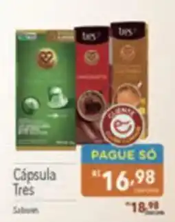 Supermercados Condor Cápsula Tres Sabores oferta