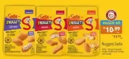 Supermercados Condor Nuggets Sadia oferta