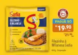 Supermercados Condor Filezinho à Milanesa Sadia oferta