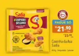Supermercados Condor Coxinha da Asa Sadia oferta