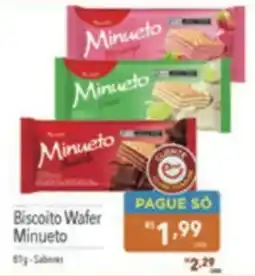 Supermercados Condor Biscoito Wafer Minueto oferta
