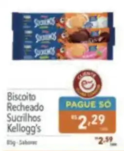 Supermercados Condor Biscoito Recheado Sucrilhos Kellogg's oferta
