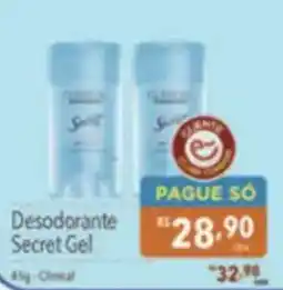 Supermercados Condor Desodorante Secret Gel oferta
