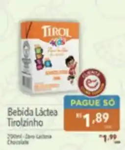 Supermercados Condor Bebida Láctea Tirolzinho oferta