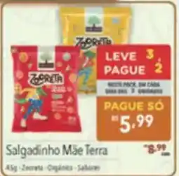 Supermercados Condor Salgadinho mãe terra oferta