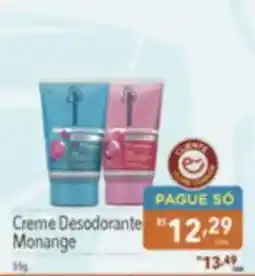 Supermercados Condor Creme Desodorante Monange oferta